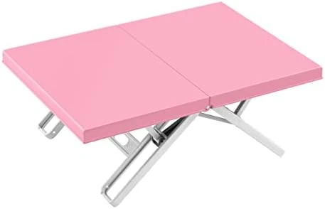 Maarch Small Folding Table, Portable Beach Table, Tray Table, Foldable Low Picnic Camping Table For Sitting On The Floor, Light Blue - Image 10