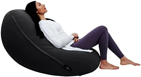 Moon Pod Adult Beanbag Chair, Gray – The Zero-Gravity Bean Bag Chair For Stress, Comfort, And All Day Deep Relaxation – Ultra Soft And Ergonomic Support For Back And Neck – For The Whole Family - Image 7
