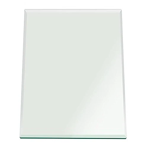 Fab Glass And Mirror Rectangle Glass Table Top, 30" X 60", Clear
