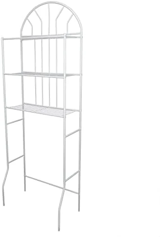 Goudergo 3 -Tier Bathroom Organizer Shelf,Toilet Rack,Over The Toilet Shelves For Towels & Skin Care Products & Aromatherapy, Etc (White, 69.7 * 25.6 * 13.4") - Image 7