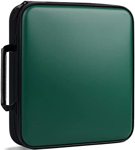 Fansport CD Case 160 Capacity DVD Case Organizer CD/DVD Case, CD Case Storage DVD Organizer Case DVD Booklet CD/DVD Holder Case DVD Book Heavy Duty DVD Case Book Wallet - Image 9