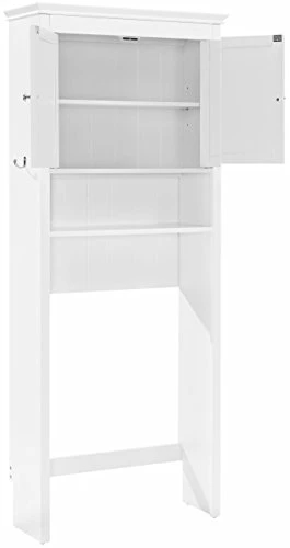Crosley Furniture Lydia Space Saver Bathroom Cabinet, White - Image 4