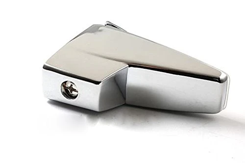 XVL 14-Inch Bathroom Glass Shelf, Chrome GS3004B - Image 5