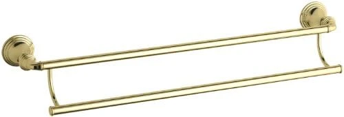 KOHLER K-10553-BN Devonshire 24-Inch Double Bathroom Towel-Bar, Vibrant Brushed Nickel - Image 6