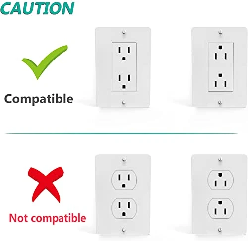 Wall Outlet Shelf Metal Panel Stainless Steel Bracket For Echo Devices, CellPhone, Ipad, Speaker,Stand Holder Mount Accessories Perfect For Bathroom, Kitchen, Bedrooms Easy Installation(Aluminum) - Image 5