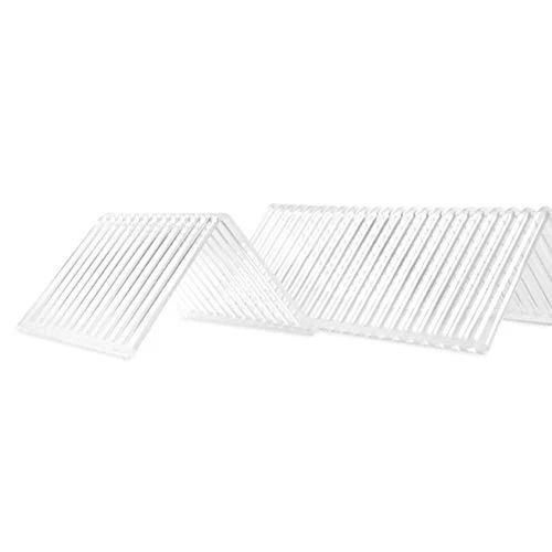 Hudson Hi-Fi Vyramid® Vinyl Record Storage Record Holder For Albums - Vinyl Organizer Record Album Storage Fits 7" 10" 12" Discs 45 78 RPM - Acrylic Vinyl Storage Rack Holds 22LPs - One Pack - Image 5