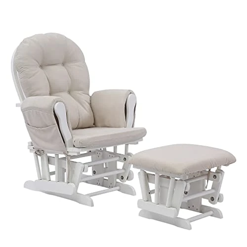 Rejoice Home Atoll Glider Rocking Chair Replacement Cushion Set - Beige One Size - Image 4