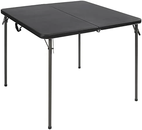 REDCAMP 34" Square Folding Card Table With Resin Top, Portable Fold In Half Small Card Tables With Collapsible Legs For Adults Indoor Outdoor Use, White - Image 7