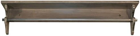 RRD Mounted Quilt Rack With Shelf β Amish Made Quilt Hangers For Wall Hangings With Display Shelf β Rustic Quilt Wall Hangers For Twin To King Blankets (Oak Wood, Michaels Stain, 36β L) - Image 13