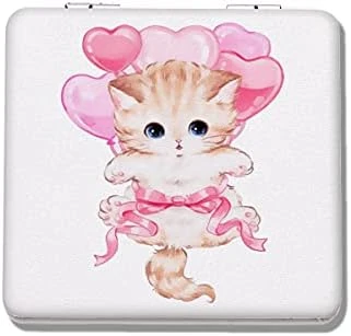 Vanity Mirror Strawberry Woman Design Shatterproof Pocket Mirror Unique Double Sided Magnifying Portable Compact Mirror Square Makeup Vanity Mirror For Women And Girls - Image 8