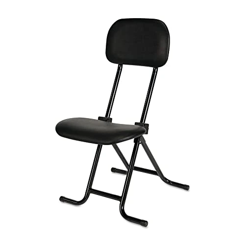 Alera ALECS612 300 Lbs. 27.5 In. Alera IL Series Height-Adjustable Folding Stool - Black - Image 3