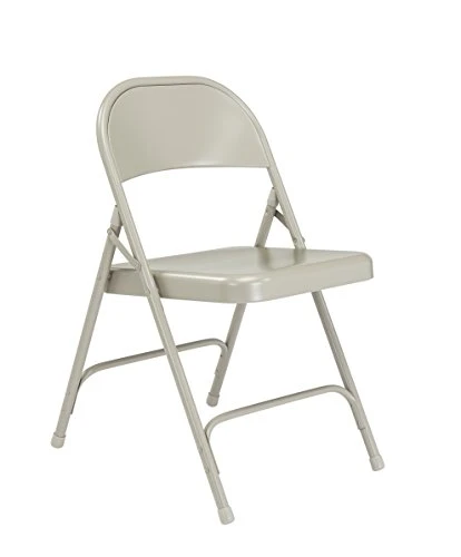 (4 Pack) National Public Seating 50 Series Choice All-Steel Folding Chair, Beige - Image 9