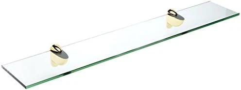 Spancraft Glass Heron Glass Shelf, Chrome, 6 X 27 - Image 7