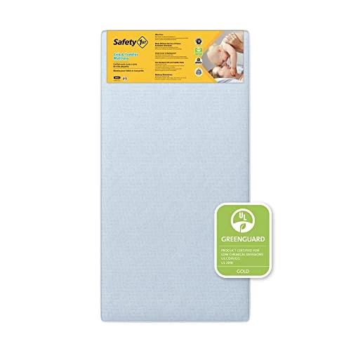 Safety 1st Heavenly Dreams Baby Crib And Toddler Bed Mattress, Waterproof And Stain Resistant Cover, White - Image 4