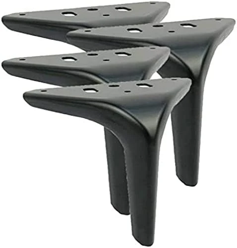 Multi-Color Options Curved Sofa Furniture Furniture Legss Table And Chair Stand Accessories Suitable For Cabinet Bed,Dumb Black,18cm* Kaihangwang - Image 4