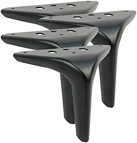 Multi-Color Options Curved Sofa Furniture Furniture Legss Table And Chair Stand Accessories Suitable For Cabinet Bed,Dumb Black,18cm* Kaihangwang