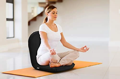 BonVIVO Floor Chair With Back Support - Multi-Angle, Portable Floor Seating For Adults, Kids, Sports Events, Gaming, Reading And Meditation W/Adjustable Backrest - Easy Smart Style - Image 2