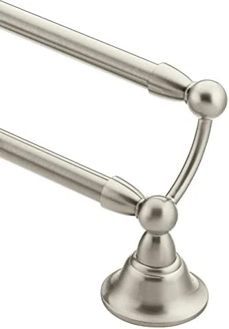 Moen DN6886BN Sage Single Post Bathroom Hand -Towel Ring, Spot Resist Brushed Nickel - Image 6
