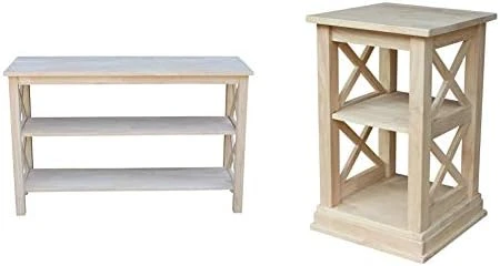 International Concepts Hampton Console Or Sofa Table Unfinished - Image 7