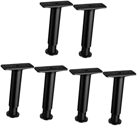 LIFKOME 10 Pcs Bed Support Frame Bed Center Support Bed Feet Furniture Replacement Legs Bed Frame Support Replacement Plastic Steel Beam Furniture Black Bed Frame Replacement Parts - Image 8