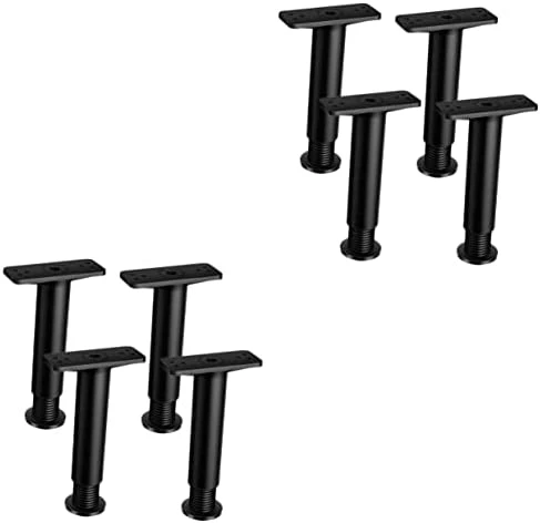 Housoutil 4pcs Bed Support Frame Adjustable Bed Frames Adjustable Bed Bases Bed Stand Adjustable Bed Legs Sofa Replacement Legs Bed Support Legs Bed Frame Support Bed Center Leg Furniture - Image 12