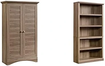 Sauder Harbor View Storage Cabinet, Salt Oak Finish - Image 8