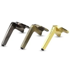 ARCIDO 4pcs AdjustableAluminum Alloy Cabinet Gun Black Gold Light Luxury Sofa Dresser Bed Coffee Table Furniture Furniture Legss Yunyunwang (Color : Dumb Gun-17cm-4pcs)