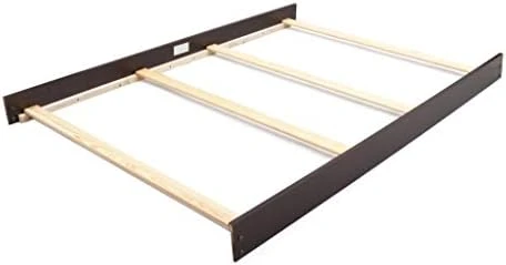 CC KITS Full-Size Conversion Kit Bed Rails For Bertini Baby Cribs | Multiple Finishes Available (Dark Walnut) - Image 7