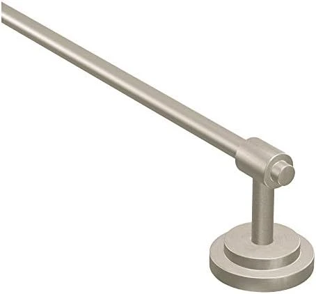 Moen DN0718BN Iso Collection 18-Inch Single -Towel Bar, 18 Inch, Brushed Nickel - Image 2