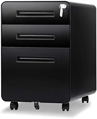 Superday Locking Metal Storage Cabinets, 71" Lockable Steel Storage Cabinet, Tall Black Cabinet With 2 Doors And 4 Adjustable Shelves For Garage, Home Office, Classroom, Pantry, File, Easy Assemble - Image 6