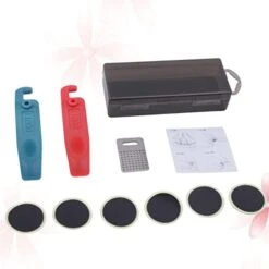 INOOMP Tool Box Set Tool Box Set Rapair Home Multi-Function Ra Rasp Bike Shop Mountain Tire Cycling Tools Black Patch Kit Changing For Tyre Tool Lever Re Tool Combo Kit Tool Combo Kit