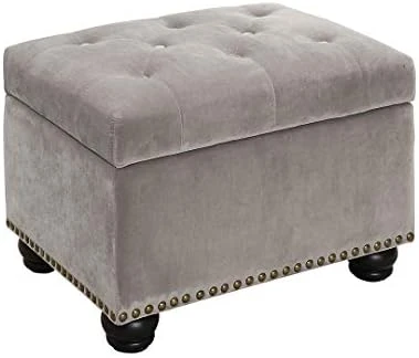 Convenience Concepts Designs4Comfort 5th Avenue Storage Ottoman, Espresso Faux Leather - Image 11