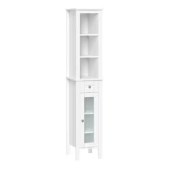 RiverRidge Prescott Slim Tall Cabinet, White