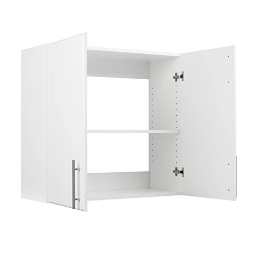 Prepac Elite 32" Tall Wall Cabinet, White - Image 4