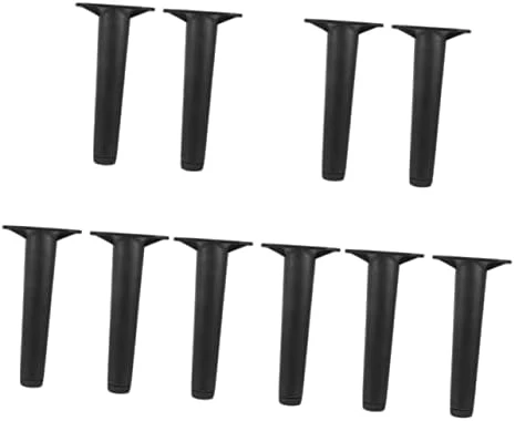 LIFKOME 10 Pcs Bed Support Frame Bed Center Support Bed Feet Furniture Replacement Legs Bed Frame Support Replacement Plastic Steel Beam Furniture Black Bed Frame Replacement Parts - Image 9
