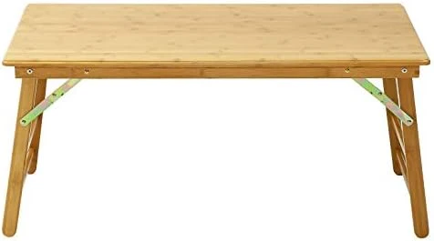 UNICOO - Bamboo Rectangular Folding Table Children's Art Craft Study Activity Table, Picnic Table, And Entertainment Table. (Table Only) - Image 5