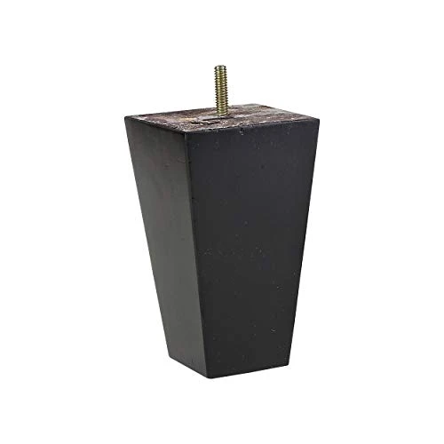 ProFurnitureParts Espresso 5.5" Tall Tapered Wood Sofa Legs W/Anti-Skid Pads, Leg Plates Included Set Of 4 - Image 4