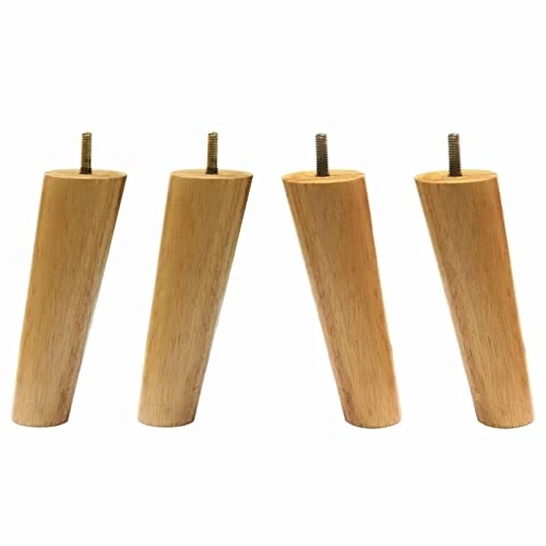 COZMAX 15cm Height Wood Color M8 Thread For Cabinet Chair Couch Table Bed Pack Of 4Pcs Kaihangwang - Image 3