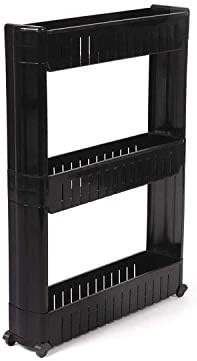 Ideaworks Slide Out Storage Tower White, 3-Tier, 4.4"D X 9.5"W X 21.8"H - Image 7