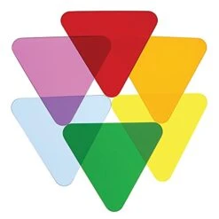Whitney Brothers WB7724T Color Wheel Triangles (Set Of 6)