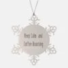 GENERIC Inappropriate Coffee Roasting Gifts, Keep Calm And Coffee Roasting, Unique Snowflake Ornament For Friends From