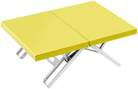 Maarch Small Folding Table, Portable Beach Table, Tray Table, Foldable Low Picnic Camping Table For Sitting On The Floor, Light Blue - Image 8