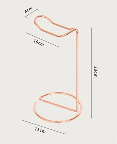 LIPIKI Headphones Hanger Headset Holder Metal Headphone Holder Support Rack Support Gamer Earphone Hanger PC Setup Gaming Accessories Headphone Stand For Desk (Color : Gold) (Color : Gold) - Image 2