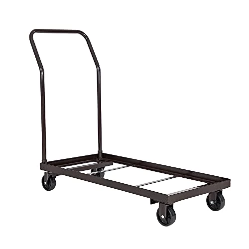 OEF Furnishings Folding Chair Dolly. Stores And Transports Chairs Measuring 15.25"-19"Width, 50 Chair Capacity - Image 4