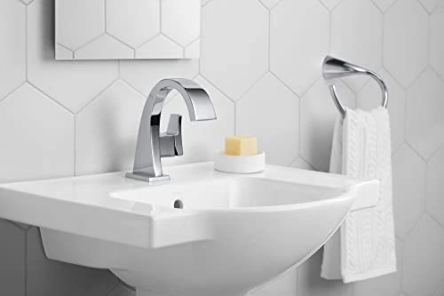 -Towel Ring By KOHLER, Bathroom -Towel Ring, Alteo Collection, Polished Chrome, K-37057-CP - Image 4