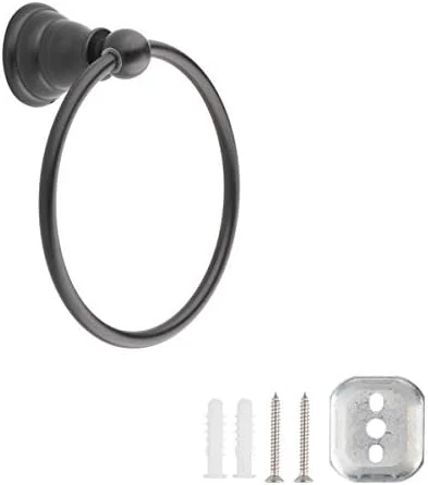 Amazon Basics Modern Towel Ring, 6.3-inch Diameter, Satin Nickel - Image 10