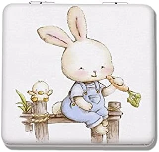 Vanity Mirror Strawberry Woman Design Shatterproof Pocket Mirror Unique Double Sided Magnifying Portable Compact Mirror Square Makeup Vanity Mirror For Women And Girls - Image 7