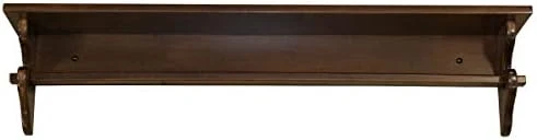 RRD Mounted Quilt Rack With Shelf β Amish Made Quilt Hangers For Wall Hangings With Display Shelf β Rustic Quilt Wall Hangers For Twin To King Blankets (Oak Wood, Michaels Stain, 36β L) - Image 12