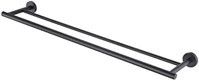 KES 23.6-Inch Double Towel Bar Bathroom Shower Dual Towel Holder Hanger SUS 304 Stainless Steel Wall Mounted Matt Black, A2001S60-BK - Image 13