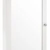Crosley Furniture Lydia Mirrored Bathroom Wall Cabinet, White